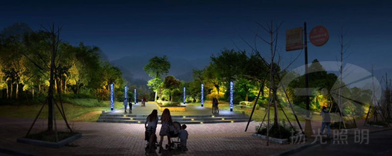 創(chuàng )意公園照明設計效果圖2