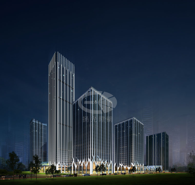 建筑照明亮化設計效果圖二